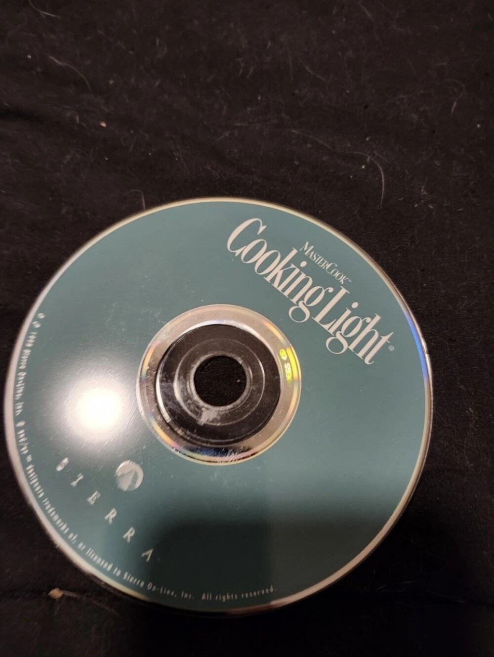 MasterCook Cooking Light Software Installation CD by Sierra for Apple Mac OS 7-9